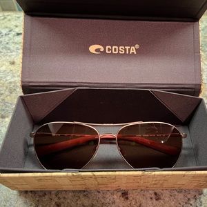 costa piper rose gold mirrored lens